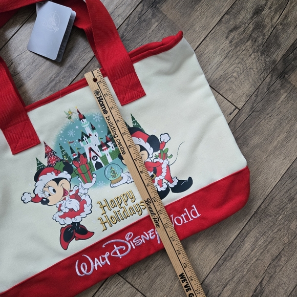 Walt Disney World Christmas Tote/bag New With Tags - Picture 4 of 11